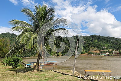 Boats on Beni river, Rurrenabaque, Bolivia Stock Photo