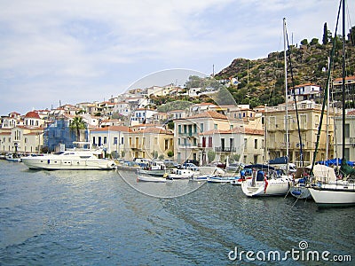 Boats in Greece Stock Photo