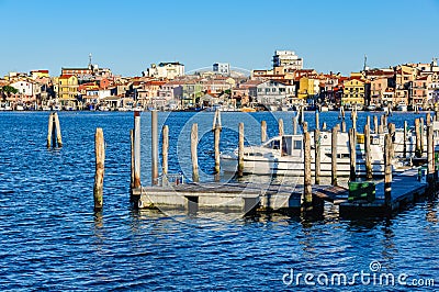 Boats at the harbour in Chioggia, italy Editorial Stock Photo