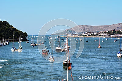 Conwy Estuary Wales December 2018 Editorial Stock Photo