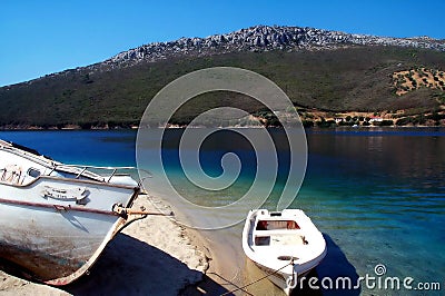 Boats resting Stock Photo