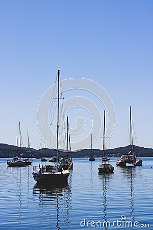 Boats resting on the water Editorial Stock Photo