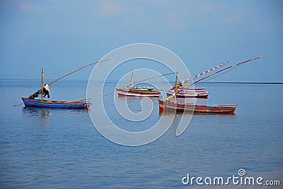 Boats scene Stock Photo