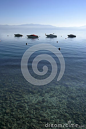 Boats on Water Stock Photo