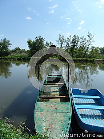 Boats on the water Stock Photo