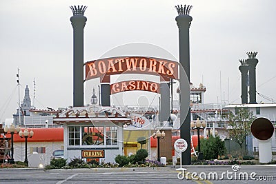 Boatworks Casino, Rock Island, Illinois Editorial Stock Photo