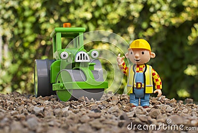 Bob the builder and Roley Editorial Stock Photo