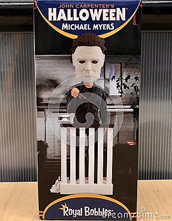 Michael Myers bobble head Editorial Stock Photo