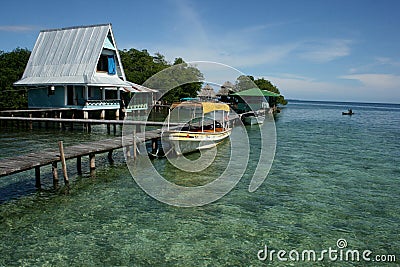 Bocas del Toro, islands in Panama Stock Photo