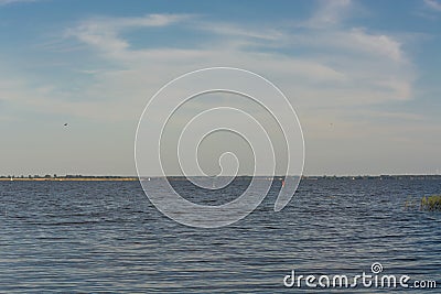 Boddenlandschaft on Fischland Stock Photo