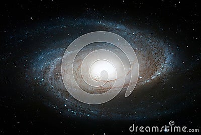 Bode`s Galaxy, M81, Spiral galaxy in the constellation Ursa Major Stock Photo