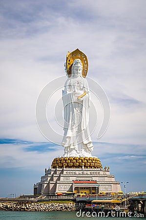 Bodhisattva Guan Yin, Hainan Island, China Stock Photo