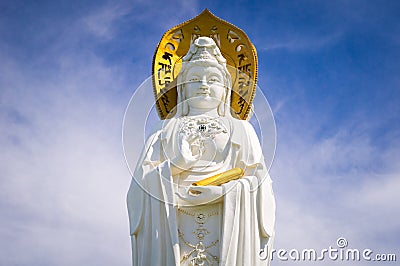 Bodhisattva Guan Yin, Hainan Island, China. Stock Photo