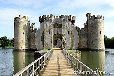 Bodiam castle Stock Photo