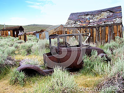 Bodie ghost town Stock Photo