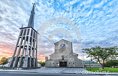 Bodo Cathedral in Nordland county, Norway. Stock Photo