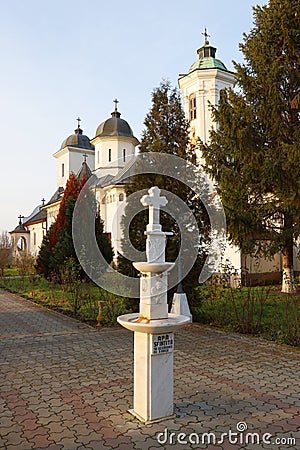 The Bodrog Monastery, Arad County, Romania. Stock Photo