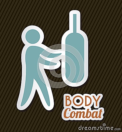 Body combat Vector Illustration