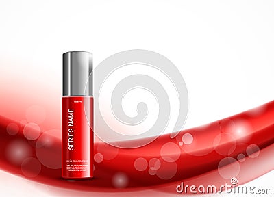 Body cream cosmetic design template Vector Illustration