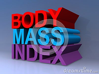 Body mass index Stock Photo