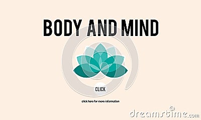 Body and Mind Concentration Restoration Spiritual Healthcare Con Stock Photo