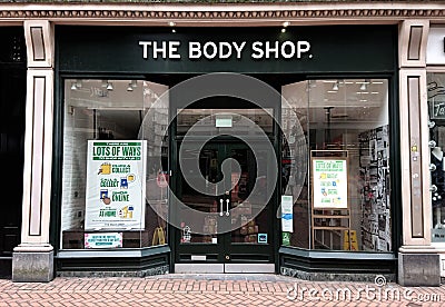 Body Shop UK 300 Planned Job Cuts Editorial Stock Photo