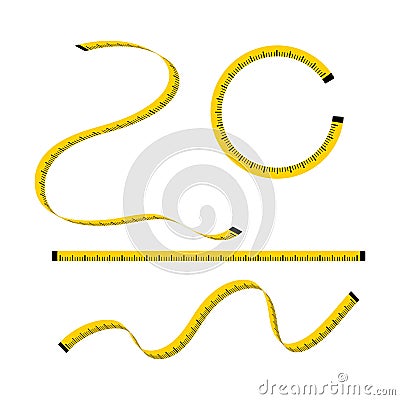 Body weight tape vector icon Vector Illustration