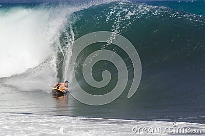 Bodyboarder in Puerto Vallarta Mexico Editorial Stock Photo