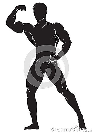 Bodybuilder Vector Illustration