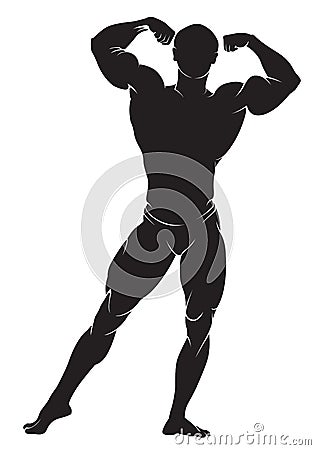 Bodybuilder Vector Illustration