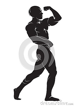 Bodybuilder Vector Illustration