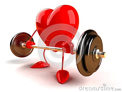 Bodybuilding Heart Stock Images - Image: 5966084