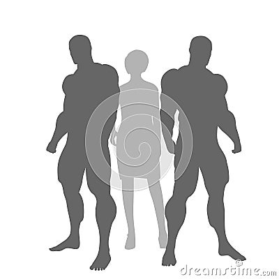 Bodyguard Illustration Template. Vector Illustration