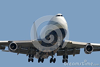 Boeing 747 Stock Photo