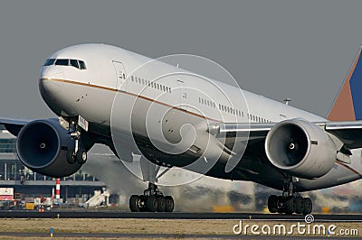 Boeing 777 Stock Photo