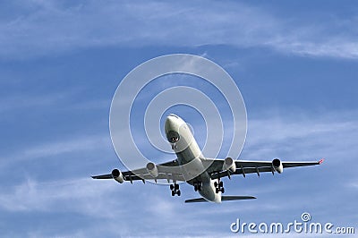 Boeing airplane Stock Photo