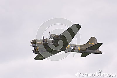 Boeing B17 Sally B Editorial Stock Photo