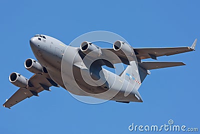 Boeing C-17 of SAC Strageic Airlift Capability Unit based in Papa, Hungary Editorial Stock Photo