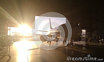 Boeing 737 Classic Stock Photo