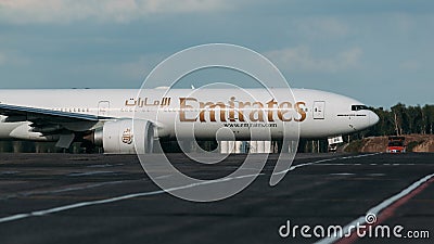 Boeing 777-200ER Emirates Airlines Editorial Stock Photo