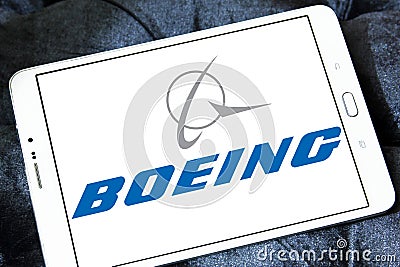 Boeing logo Editorial Stock Photo