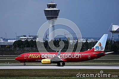 Boeing 737-800 TUIfly, Mein cewe fotobuch Livery Editorial Stock Photo