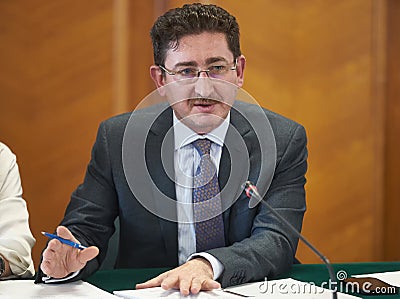 Bogdan Chiritoiu, president of Romanian Competition Authority Editorial Stock Photo