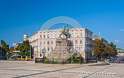 The Bogdan Khmelnitsky monument Stock Photo