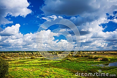 Boggy district Stock Photo