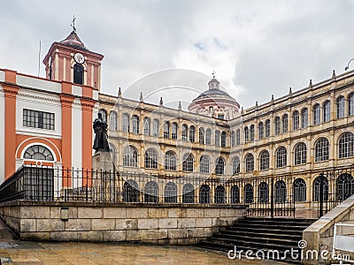 Bogota - Colombia- College of St. Bartholomew Colegio Mayor de San Bartolome in Bogota, Colombia Editorial Stock Photo