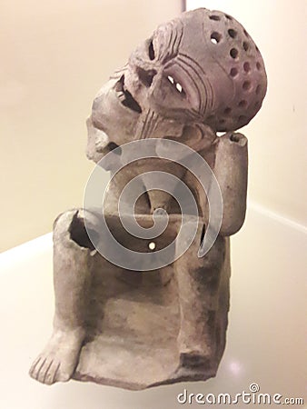 Bogota Colombia pre-colombian gold museum artifact Editorial Stock Photo