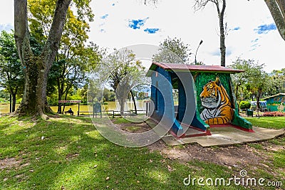 Bogota park of lovers lake Editorial Stock Photo