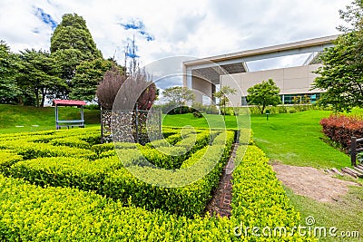 Bogota park of lovers little labyrinth of love Editorial Stock Photo