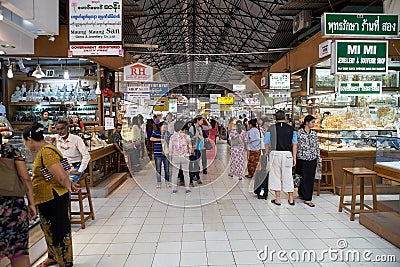 Bogyoke Aung San Market, Yangon, Myanmar Editorial Stock Photo